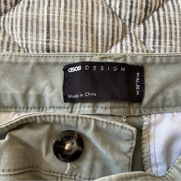 Men’s light green shorts - Picture 2 of 2